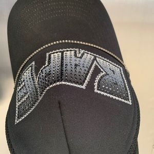 Bape swarovski trucker hat